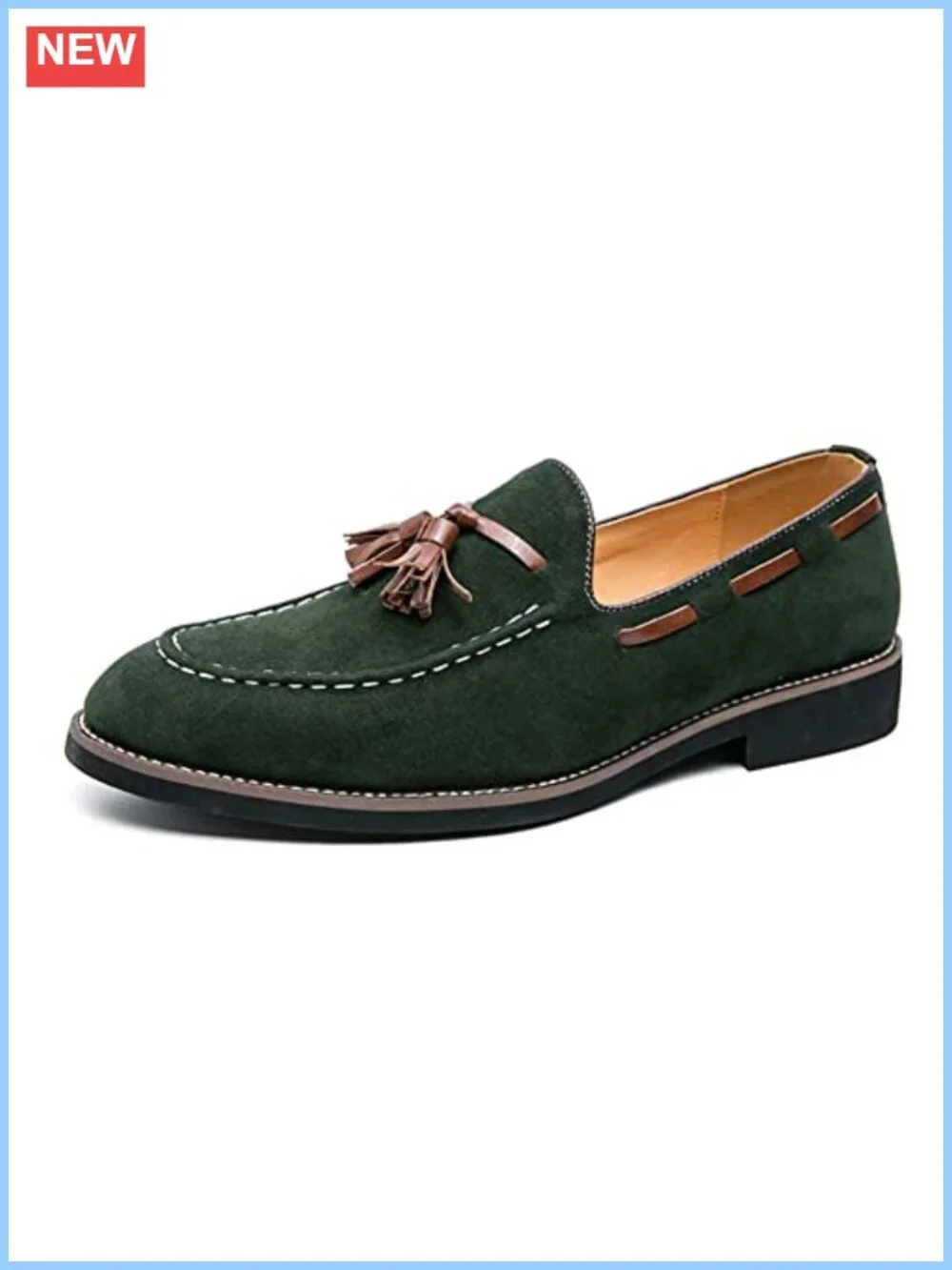 Men's Genuine Leather Oxford Dress Shoes Comfort Loafers Fringe Business Casual